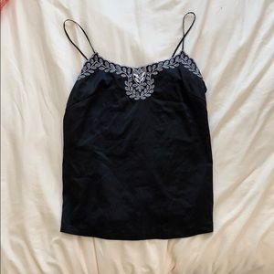 Black Satin Cami